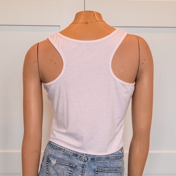 4th of July "Merica" Crop Top Tank, Red White and Blue, Women's Size Small - Picture 6 of 8